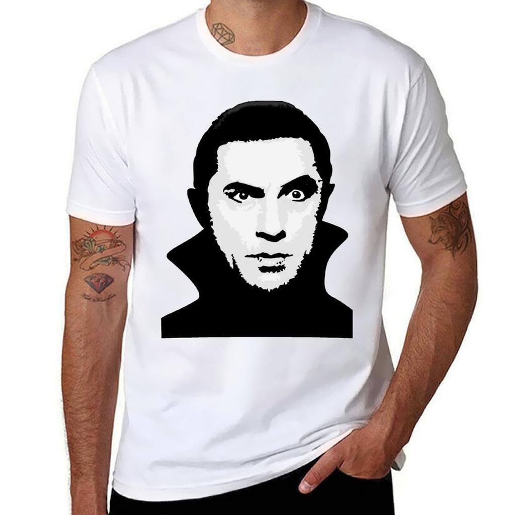Bela Lugosi Black And White Vector Portrait Tshirt Quick Dry Training Short Sleeve Tee