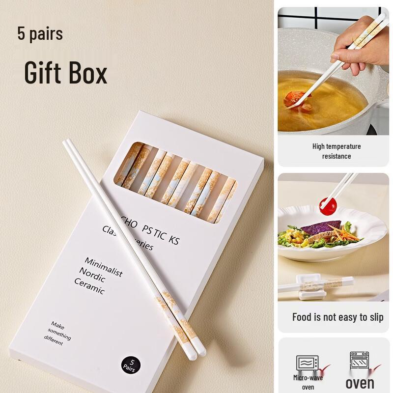 Xihe Ceramic Non-slip Chopsticks Gift Set