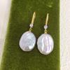 Real Freshwater Big Pearl Earrings For Women,classic Drop Earrings Birthday Gift