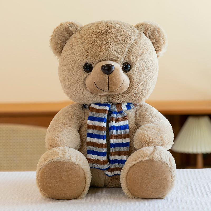 Pullover Bär Puppe niedlicher Teddybär Plüschtier sitzender Stil als Herz Umarmungsbär Mädchen Geschenk