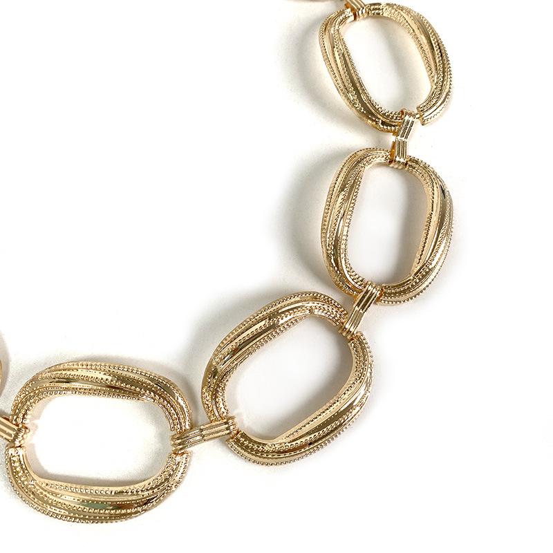 Labelable for Women's Fashionable Irregular Circles, Geometric Waist Chains, Atmospheric and Versatile Classic Waist Belt