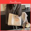 Fashionable 2024 Summer Single Shoulder Tote Bag Vintage Simple Style For Women