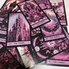 Pink Gothic Tarot Deck 78 Cards English For Family Party High Quality Fortune Telling Divination Tarot Cards Deck Board Game