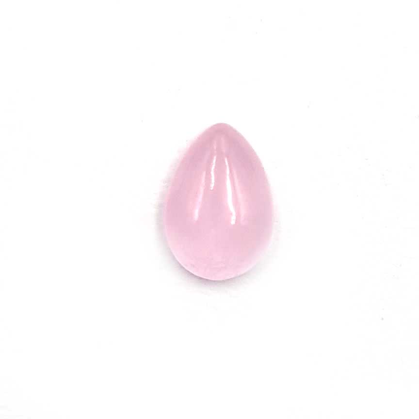 Dyed Pink Jade Pear Cabochon Loose Gemstone Lot 1 Pcs 7*10 MM 2 CT For Jewelry Making