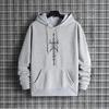 Mysterious Symbols Pattern Men's Hoodie Streetwear Fashion Hip Hop Hooded Sweatshirt Male Fall Winter Trendy Casual Sporty Hoody
