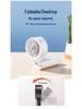 2026 Portable High-Speed Neck-Hanging Cooling Fan with Folding Handheld Design