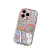 Clear Floral Mirror Phone Case for iPhone 13/14/16Pro/17/15ProMax
