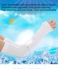 1PAIR ice sleeve sunscreen, women's ice silk sunscreen sleeve, men's sunscreen sleeve, cold summer sunscreen hand sleeve