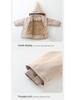 DUUDUU Baby Girl Padded Set: New 2025 Korean Style Cotton Outfit for Toddlers - Autumn/Winter.