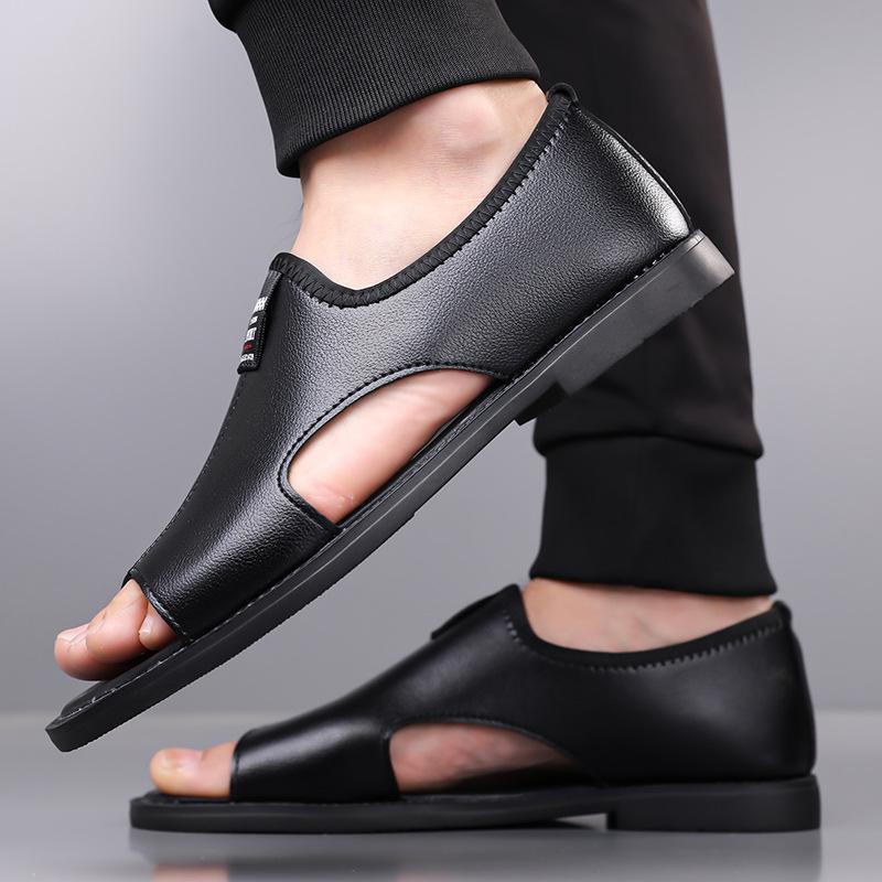 Breathable sandals men's summer fashion thick-soled outdoor non-slip waterproof wear-resistant fishing shoes