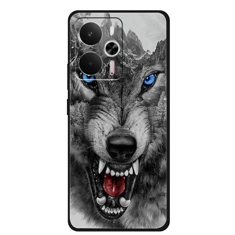 For Realme 14 Case Soft TPU Black Silicone Cover for Realme 14 5G Global RMX5070Soft Case Shockproof Cover RMX5070 Oppo Realme14