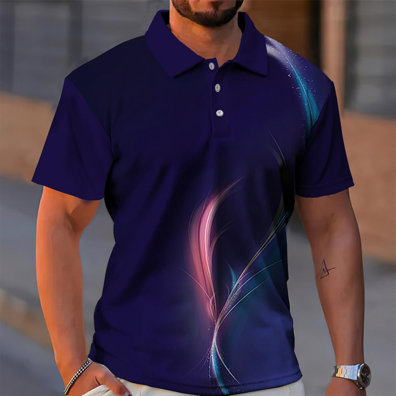 

Мужская рубашка для гольфа, повседневная спортивная, с V-образным вырезом, ребристый воротник, с коротким рукавом, модная, повседневная, однотонная, однотонная, весна-лето, стандартная посадка XXL