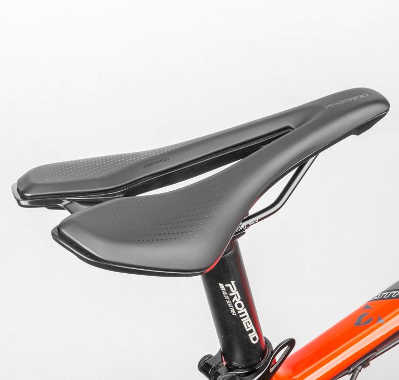 Breathable Hollow Ventilation Bicycle Seat Cushion - Comfortable Road Bike Saddle with Integrated Vacuum Bottom Shell Cycling Accessory
