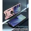 Coque de protection - BOOLING - pour Samsung Galaxy Z Flip 7 - Rigide - Rose - 2 Verres Trempés