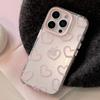 Gray Pink Graffiti Love IPhone 15 Apple 16 Promax Mobile Phone Case Suitable for 14 Personality 13 Transparent 11 Magnetic Suction