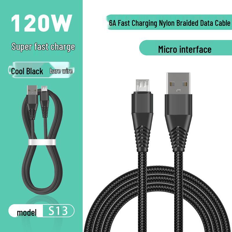 Pin Yue S13 6A Fast Charging Cable for Apple, Xiaomi, Honor, Huawei USB-C Devices