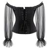 JYL TS lace long sleeved women's court shaping and body shaping chest top