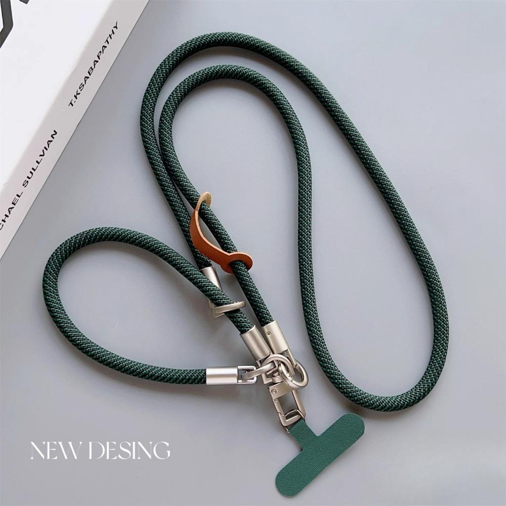 

3-in-1 mobile phone lanyard, multi-functional removable and adjustable multi-purpose strap, hand-woven strong crossbody