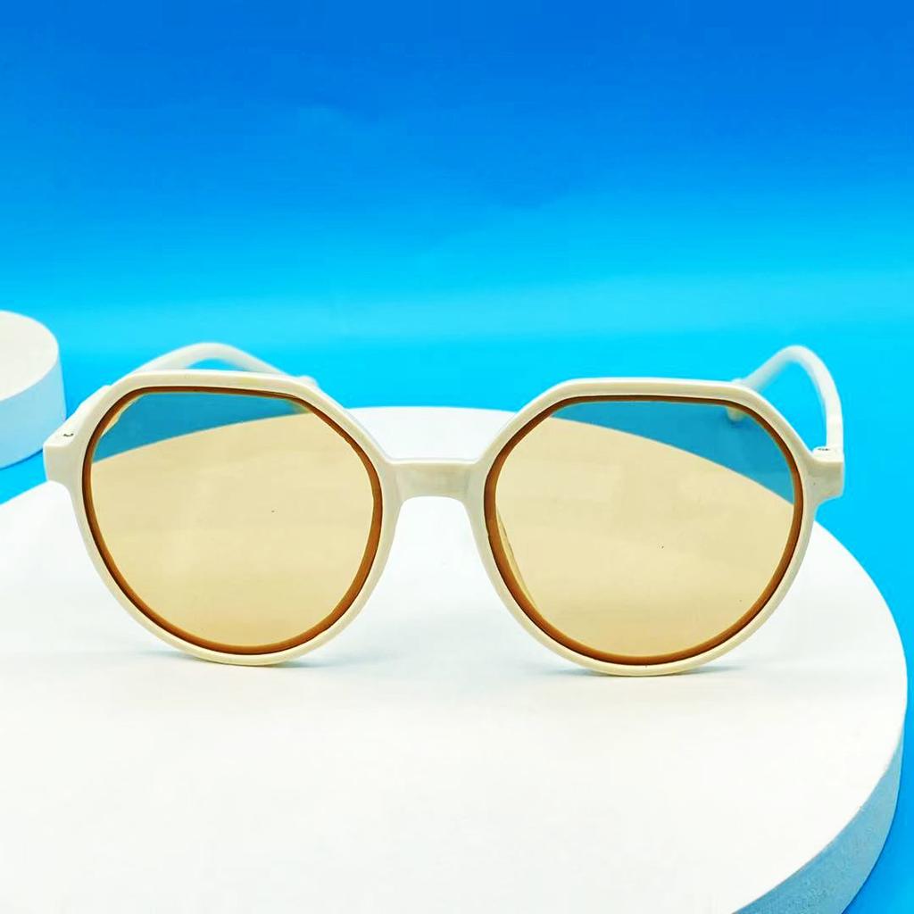 Authentic Round Sunglasses Thick Frame Sun Glasses Classic Geometric Shades Unisex Vintage Eyewear Outdoor Driving Goggles