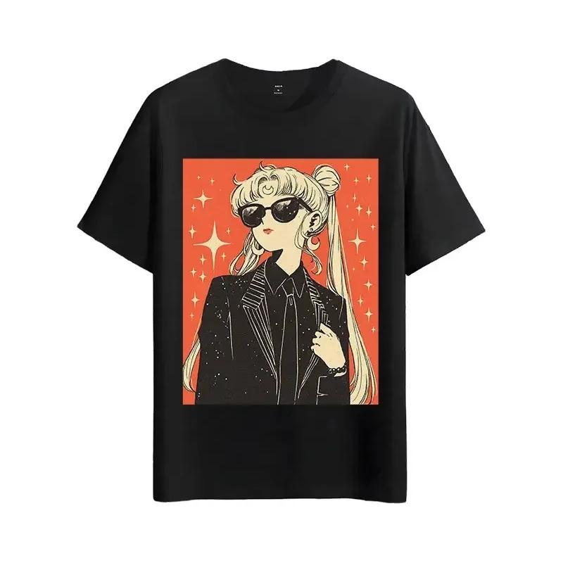 Camiseta Muscle Freaks Sailor Moon Style Retro Anime S