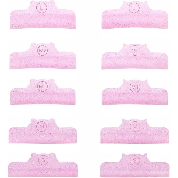 Lash Lift Pads Eyelash Perm Rods Silicone Lash Lifting Curler, Lash Lift Shield Rods, Soft Pads for Lash Lamination Reusable Lash Lifting Shield Pads