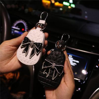 Car Key Case Car Key Cover Diamond-cut Cute Key Case Luxury Keychain Small Wallet Cartera Llaves Anahtar Cüzdan Key Chain