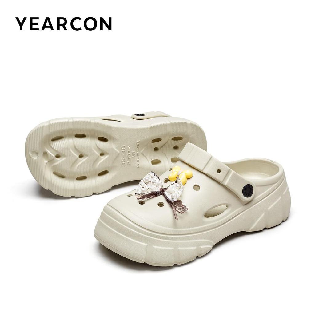 Damensandalen, Dicke Sohle, Ausgeschnitten, Weiche Sohle, Offene Zehenpartie, Outdoor-Slipper, YW261N1226