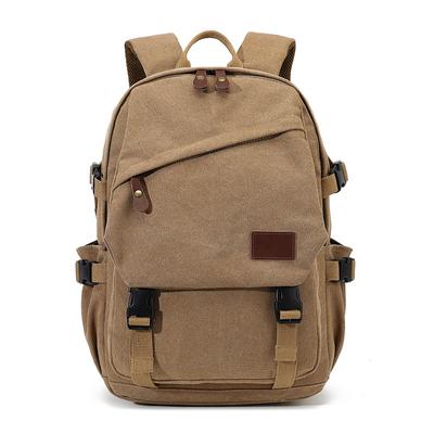 Aoge Retro Herren Canvas Rucksack, College Studenten Rucksack, Trendy Freizeit Große Kapazität Reisetasche, Rucksack
