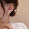 2022 Trendy Flower Cat's Eye Stud Earrings: Versatile, High-End Fashion Jewelry for Women