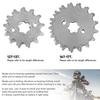 420 Chain Sprocket 13T Front Sprocket 17Mm Compatible With 50Cc 70Cc 90Cc 110Cc 125Cc 140Cc15Cc 160Cc Lifan Loncin Dirt Bike, ATVs, Go Kart Sprocket
