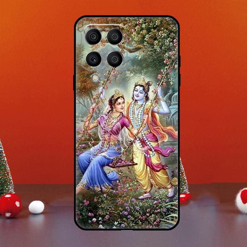 Lord Krishna Radha For Samsung Galaxy M33 M13 M35 M53 M11 M21 M31 M55 M15 M14 M34 M54 M12 M32 M52 M06 M16 Case