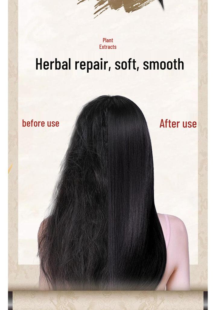 Herbal Hair Repair Conditioner with Platycladus, Polygonum, and Ginger for Dyed and Permed Hair