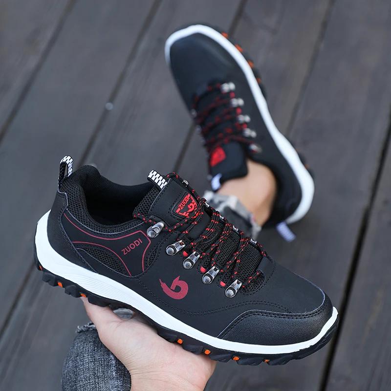 Fashion Men's Hiking Shoes 2025 New Fashion Lightweight Sports Casual Shoes, Outdoor Comfortable Anti Slip Wear-resistant Hiking Shoes