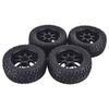 144001 124018 RC Car Wheel Rubber Rally Climbing Car Wheel Rim 75mm Tires Wheel  For MN99S