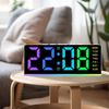 RGB Multi-functional Night Light Desk Clock with Alarm - Model GH0739R