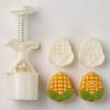 3D Litchi Shaped Mooncake Mold Non-Stick Cookie Stamp Easy Clean Pastries Mold  Mid-Autumn Festival