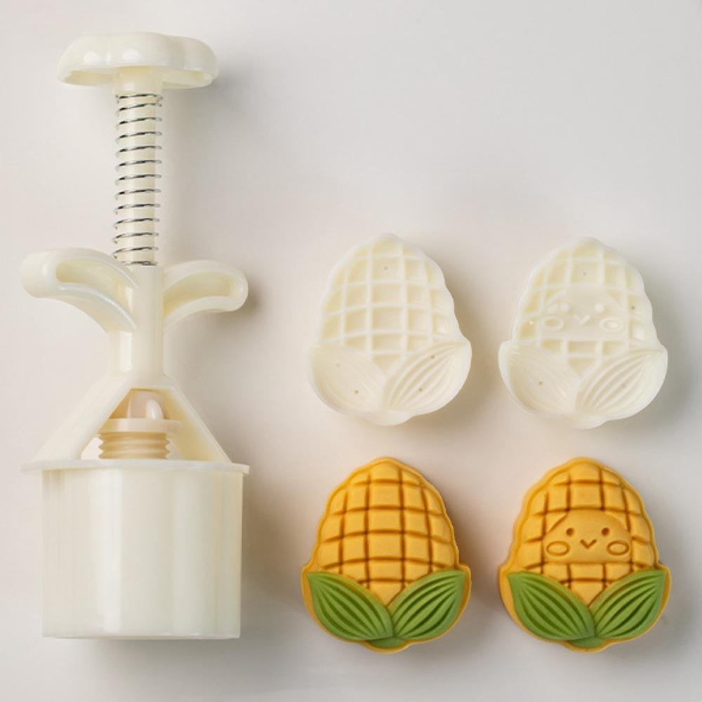 3D Litchi Shaped Mooncake Mold Non-Stick Cookie Stamp Easy Clean Pastries Mold  Mid-Autumn Festival