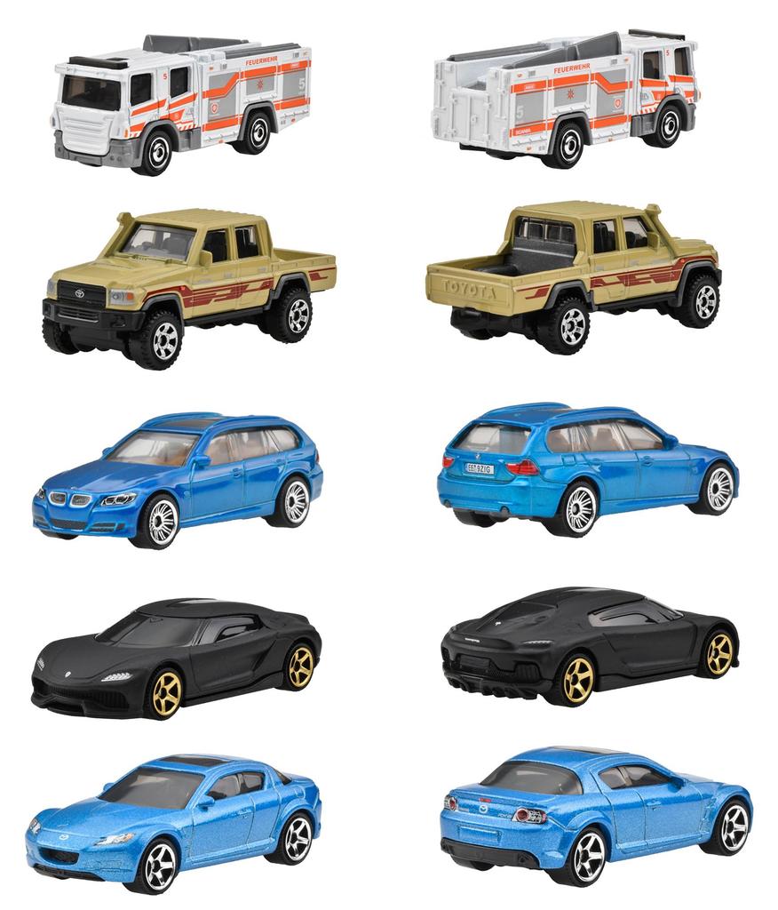 Matchbox Basic Car Assortment, Vehicle Toys, Mini Cars, 24 Cars, Box Sale, Ages 3 and Up, Multi 98CC-30782
