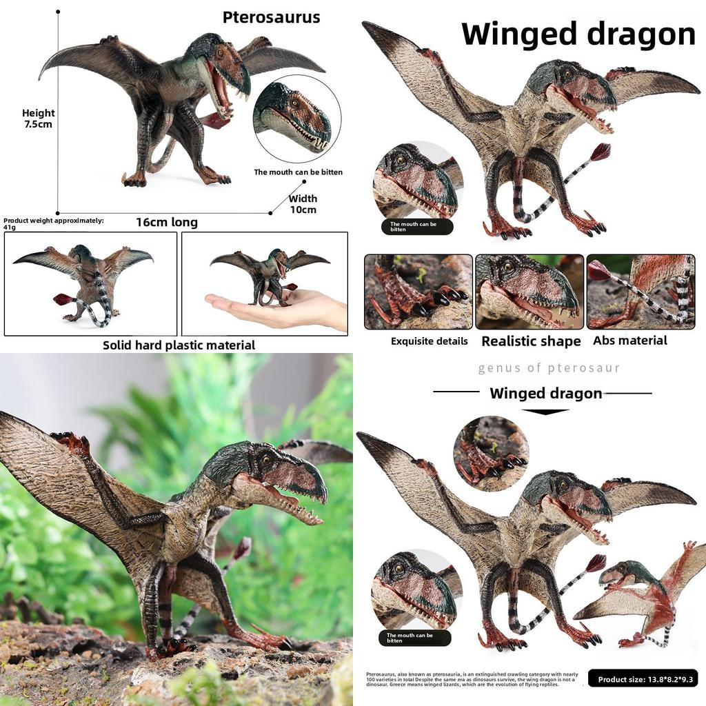 Junior Dinosaur Model With Movable Mouth For Kids Educational Play