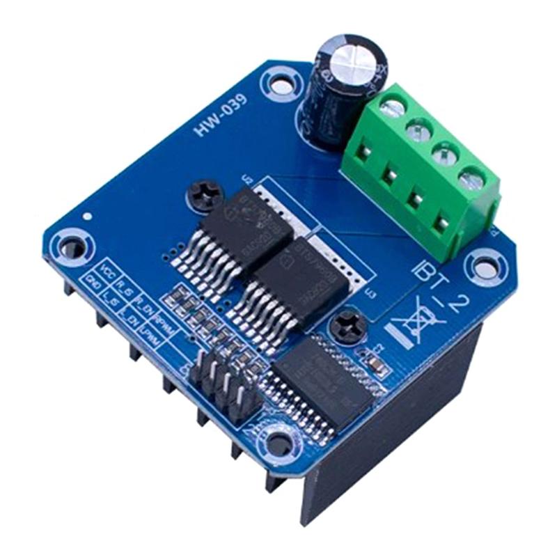 Egbo H-Brücke Hochleistungs-Motorsteuerungsmodul DIY Smart Car Stromdiagnose für Arduino Doppel BTS7960 43A