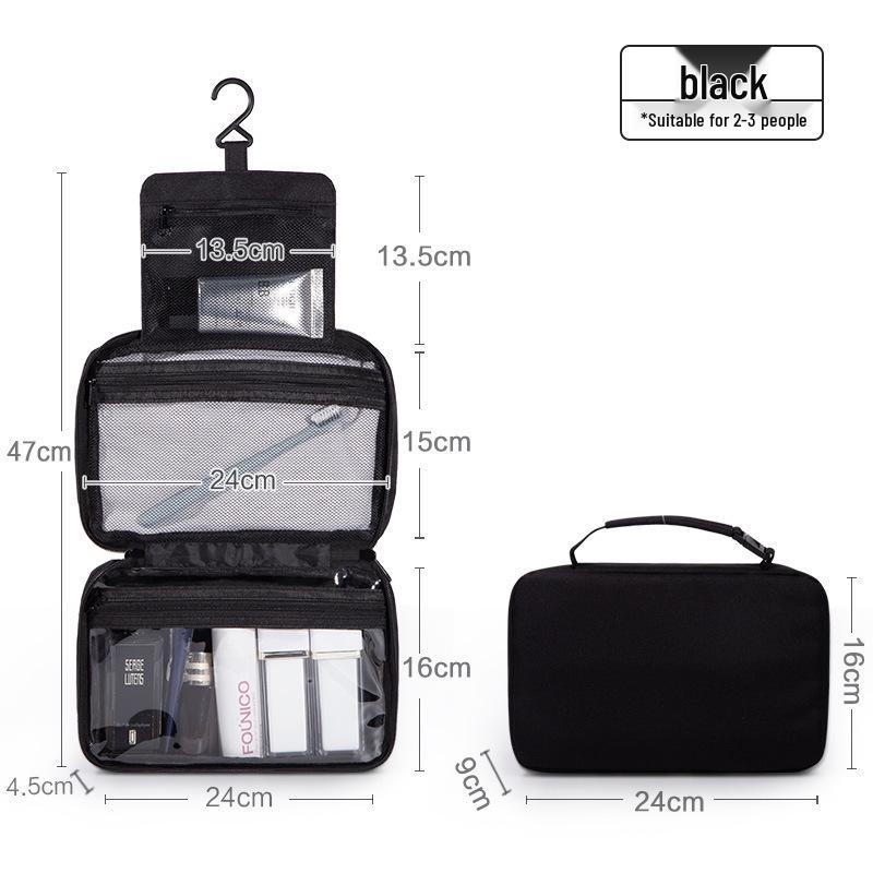 Bolsa de Higiene Masculina de Viagem Impermeável Pendurável de Grande Capacidade - 40% de Desconto