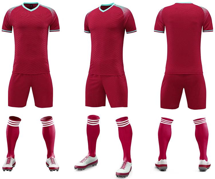 

New Football Jersey Set Printed Children S Men S And Women S Breathable Short-Sleeved Football Jersey, Primary And Secondary School Students Training 4XL
