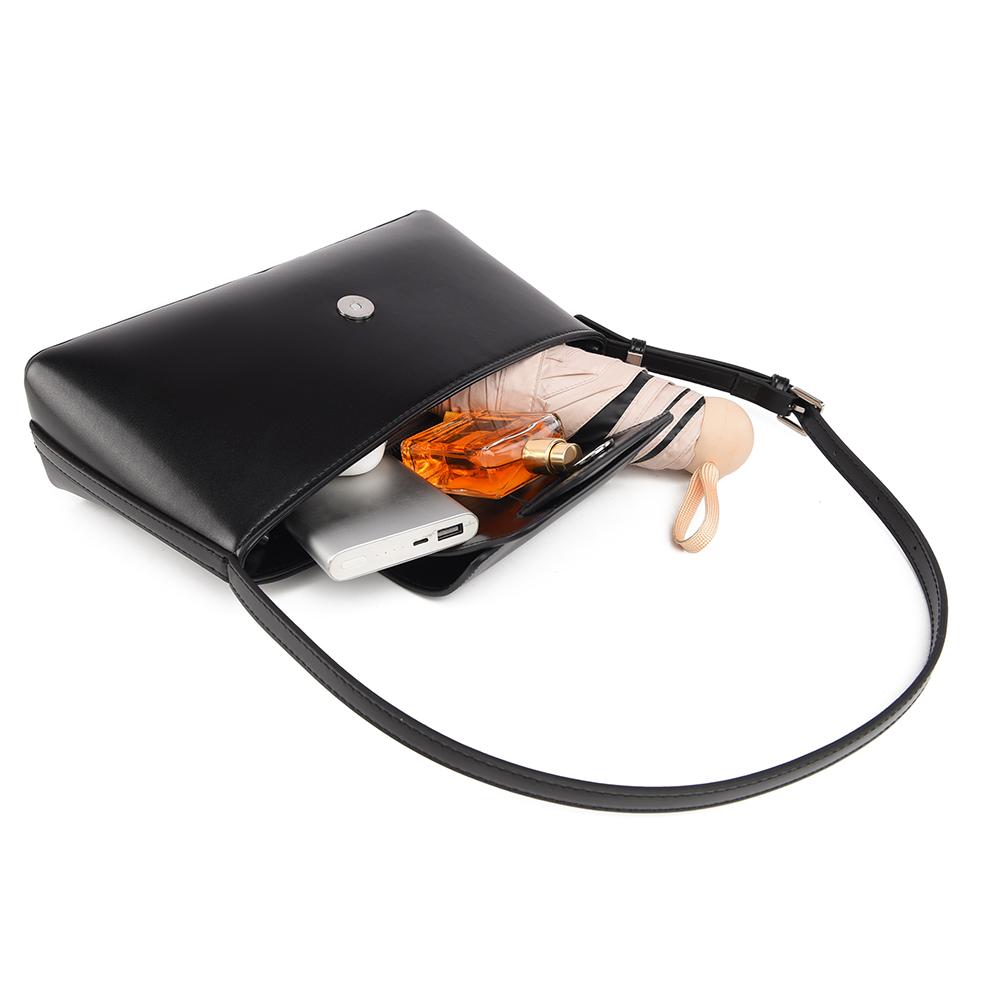 2025 Autumn New Fashion Niche Sense Women's Shoulder Bags Simple Noble Solid Color Female Messenger Bags High Sense PU Leather Ladies Small Square Bag