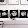Art P-Piero Fornasetti Funny Girl Cushion Cover Pillow Case Square Cushion Room Bedroom Headboard Sofa Living Backrest Nap Time