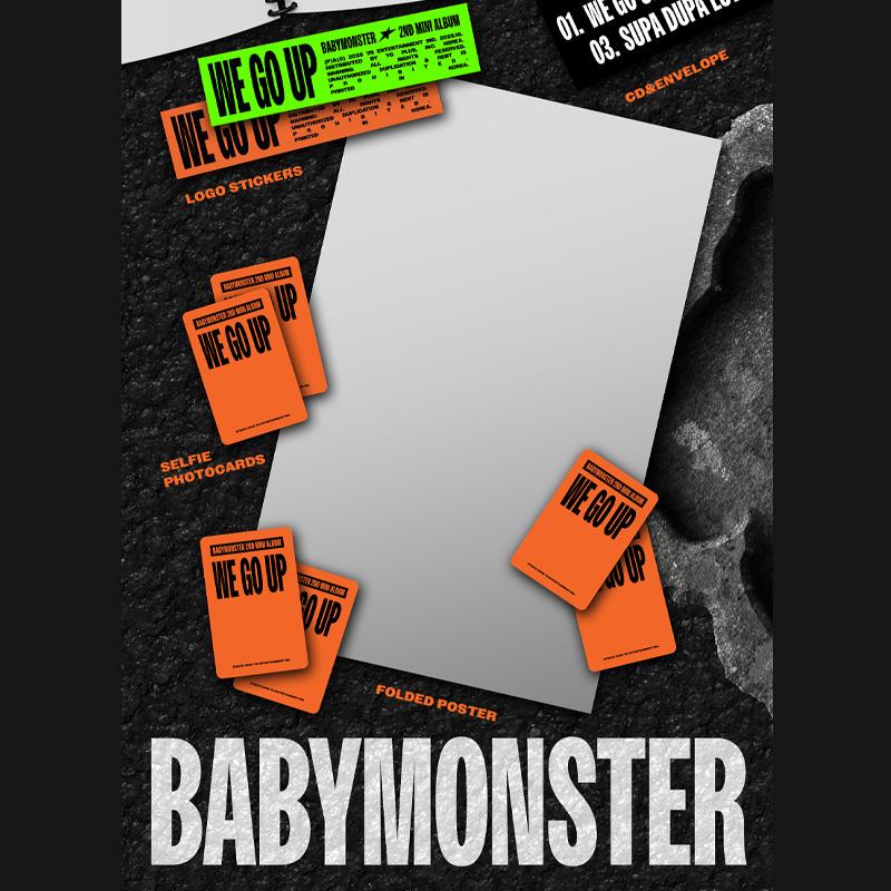 [PRE ORDER] BABYMONSTER – 2nd Mini Album [WE GO UP] (GO Ver.)