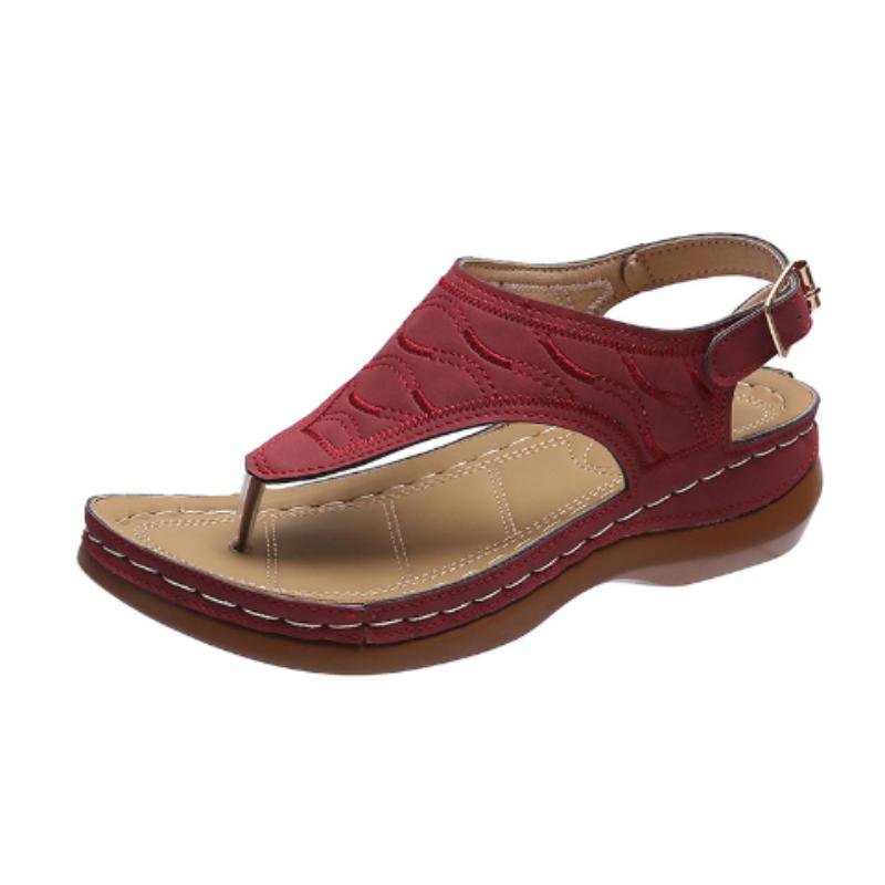 

Summer Oxford Women Sandals Flats Slippers Pu Leather Flip Flops Belt Buckle Female Shoes 2024 New Rome Fashion Women Slides