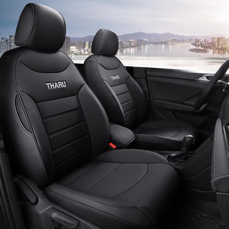 Volkswagen Tharu Four-Season Universal Leather Seat Covers - Wear-Resistant, Full Coverage for 5-Seaters