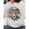 Animal Graphic Printed Cute Soft Oversized T-shirt Men Women Casual Cotton Loose Short Sleeve T Shirt Tops Female Male Clothing Comfortable Top Tees