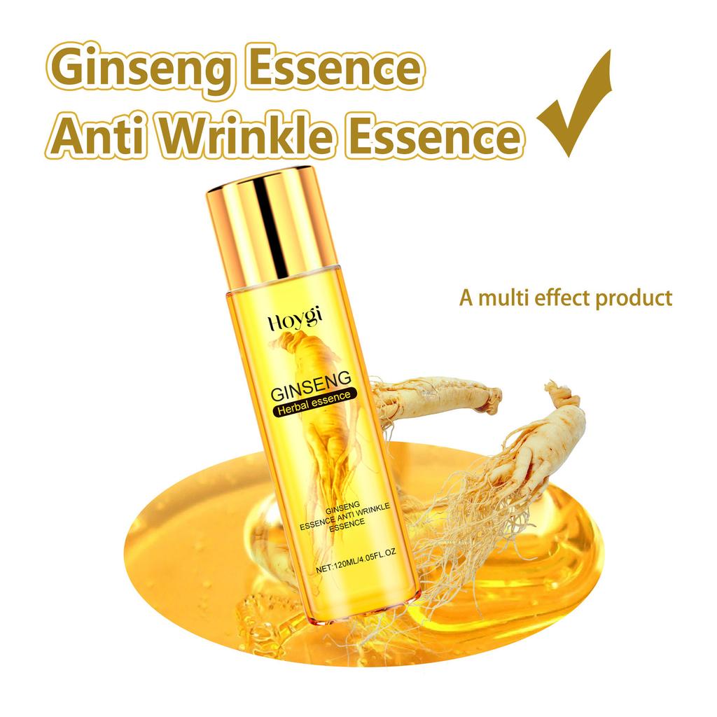 120ml Face Serum Anti Aging Ginseng Essence Nicotinamide Facial Lifting Collagen Essence Skin Care Whitening Serum