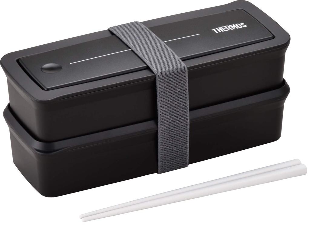 Thermos Fresh Lunch BK Box, 2-Tier, 980ml, Black, DJS-980W